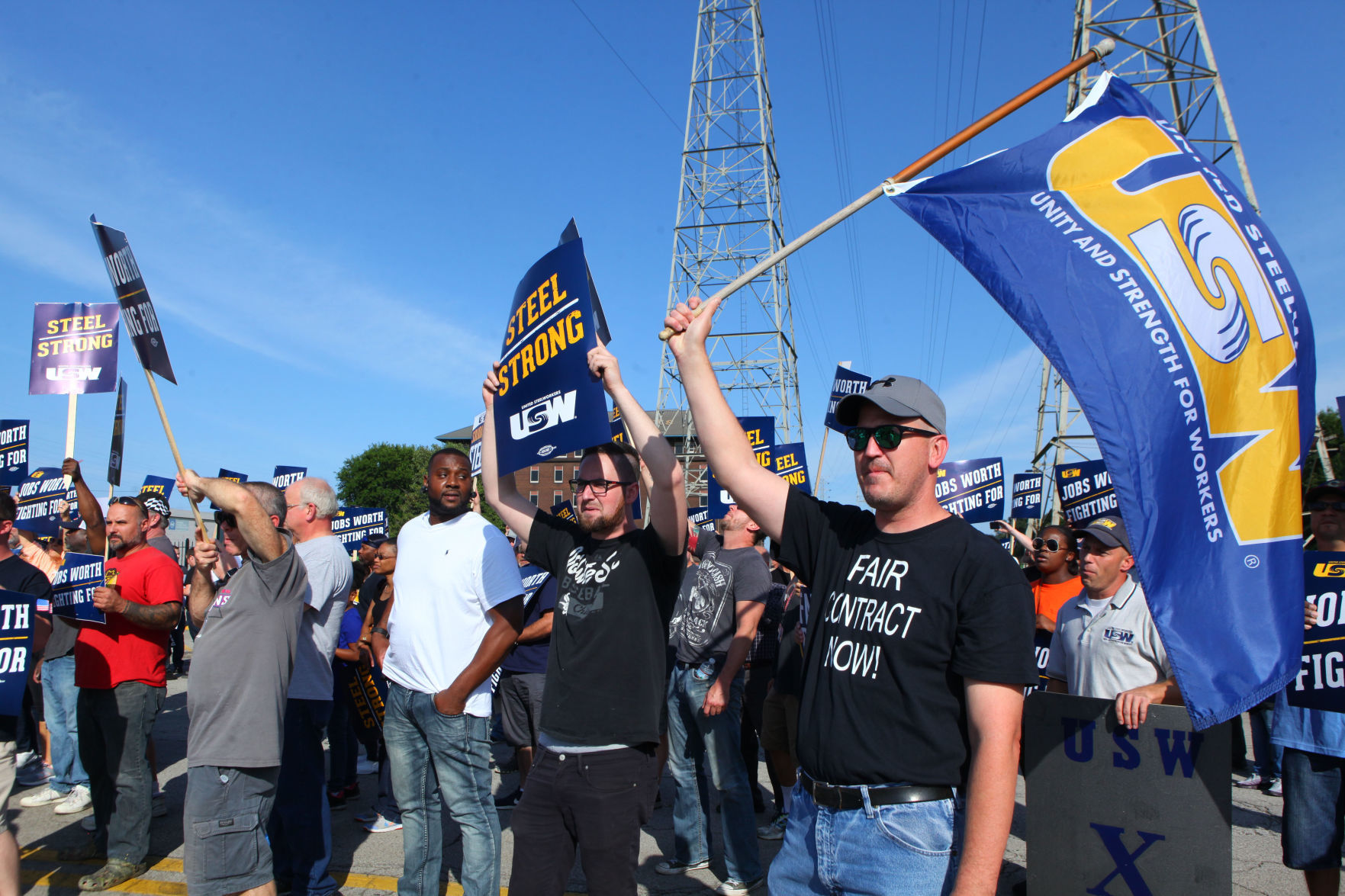 Gallery: Steelworkers rally in Gary
